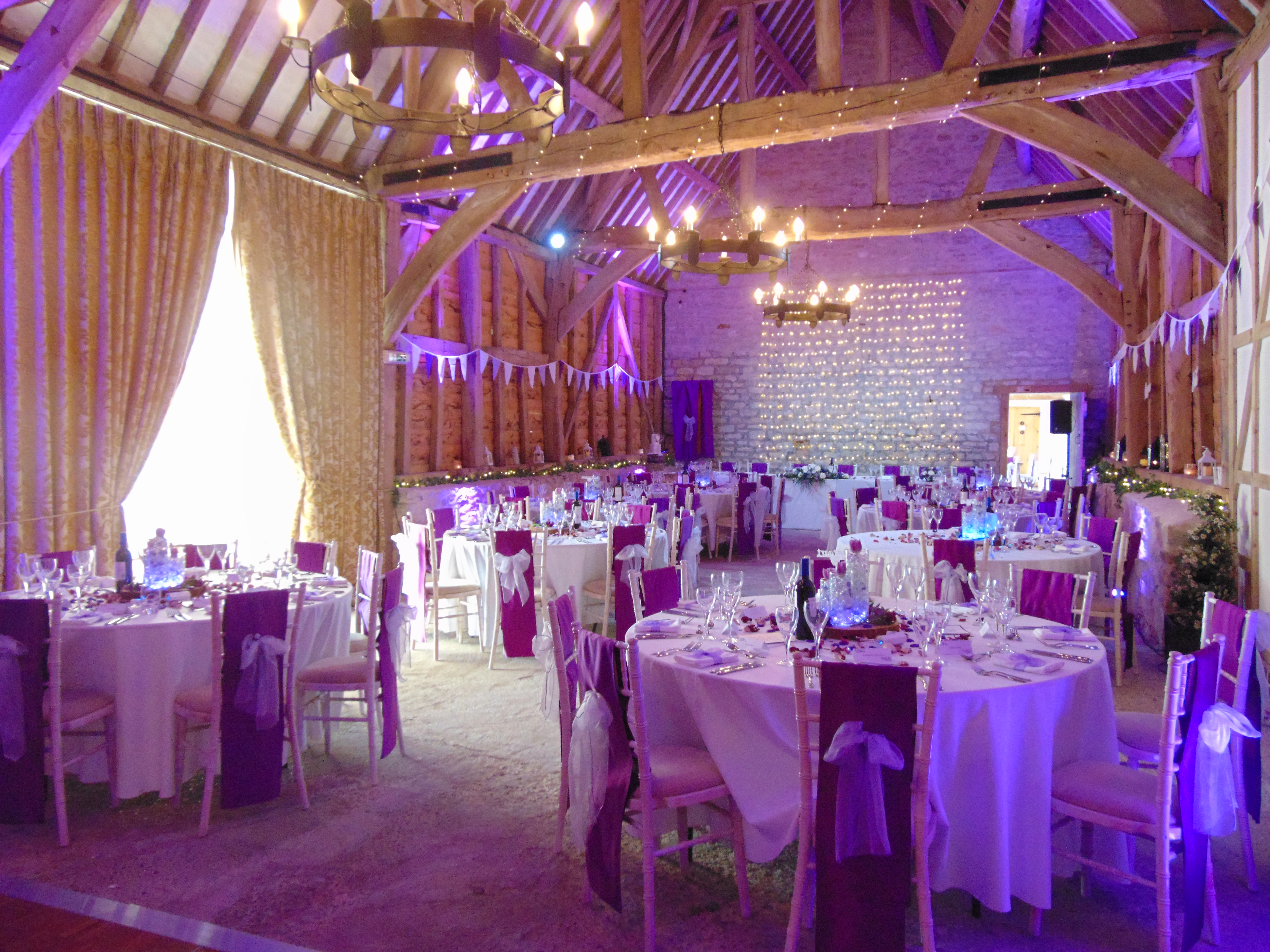 Manor Farm Barn - Uplighting