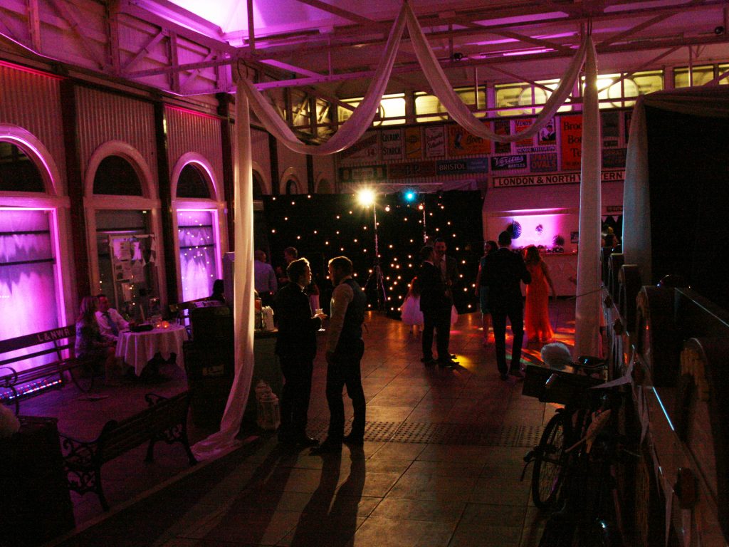 Uplighting Hire - Buckinghamshire Railway Centre